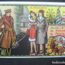 Postales: EL VIGILANTE - SERENO. FELICITACION NAVIDEÑA. AÑOS 60