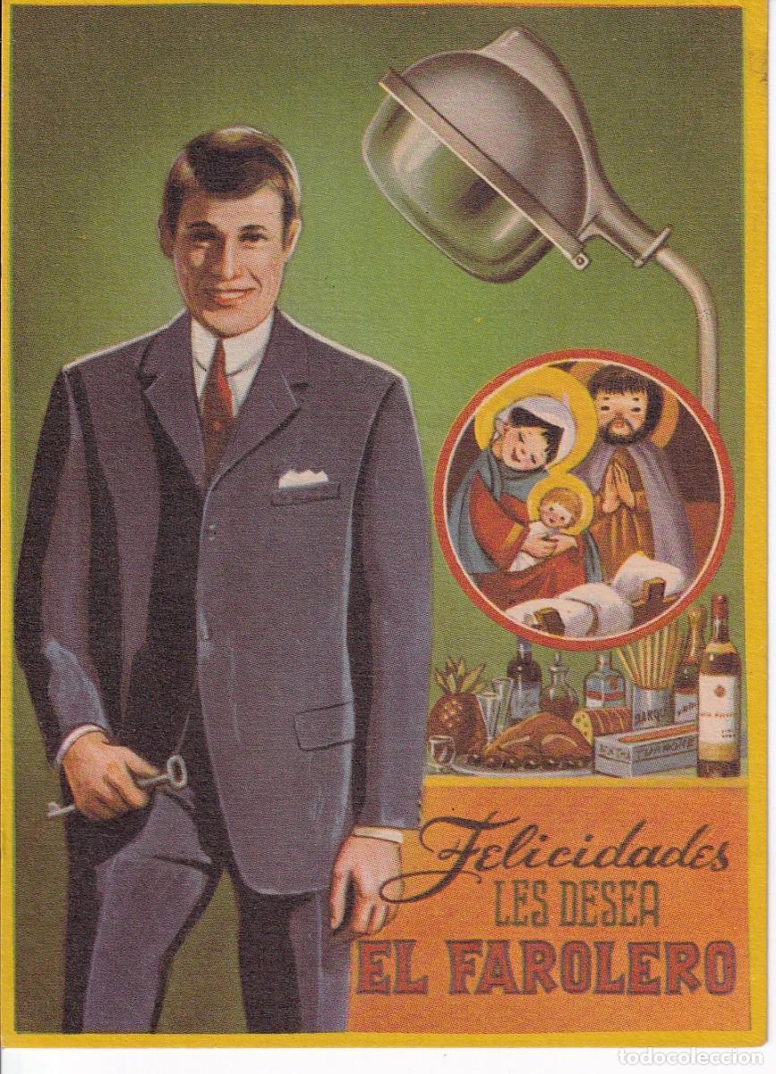 Cartoline: POSTAL DE FELICITACION DE EL FAROLERO LES DESEA FELICES NAVIDADES (NAVIDAD-CHRISTMAS)