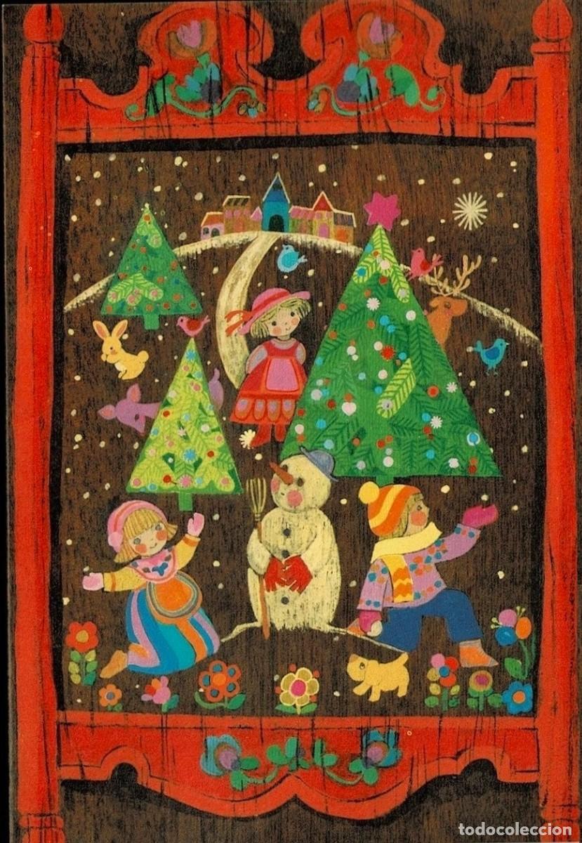 Postkarten: 6085O- SALMONS,GLORIA?- EDIC. SABADELL- MIRACLE 02.04.006.3- DIPTICA 16,5X11,5 CM- IMP. 1970- NUEVA