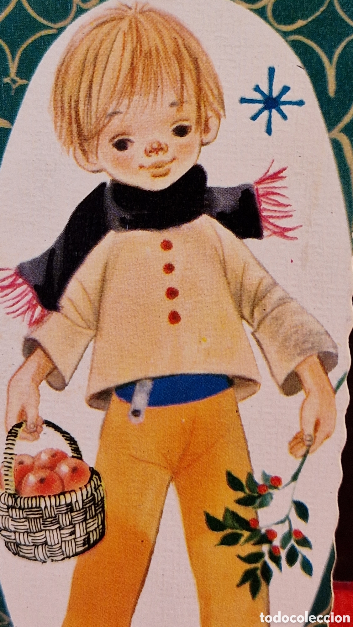 Postais: Preciosa postal de Navidad. Diptico. Escrita