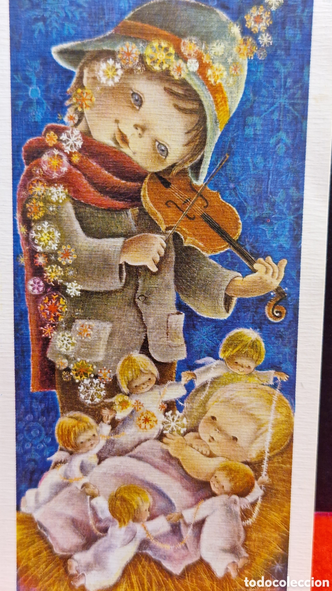 Postais: Preciosa postal de Navidad. Diptico. Escrita. MCN