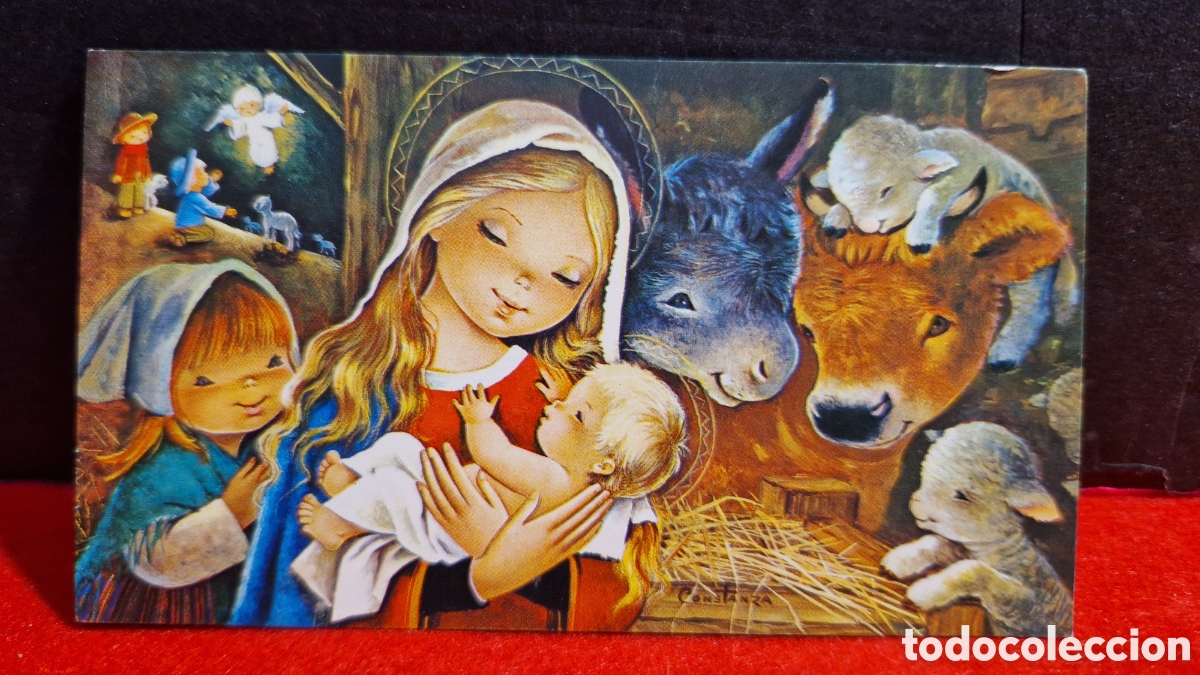 Postales: Preciosa postal de Navidad. Escrita - Foto 2