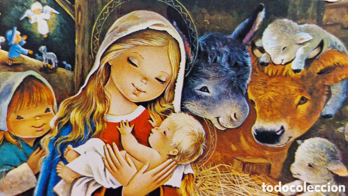 Postais: Preciosa postal de Navidad. Escrita