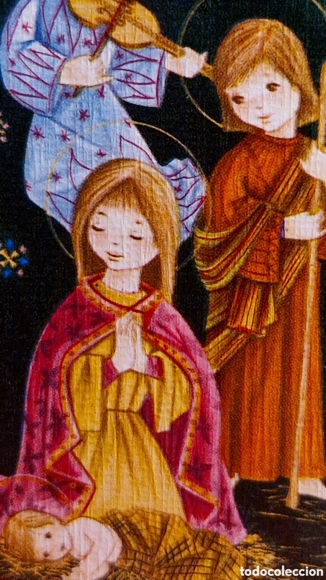 Postais: Preciosa postal de Navidad. Diptico. Escrita