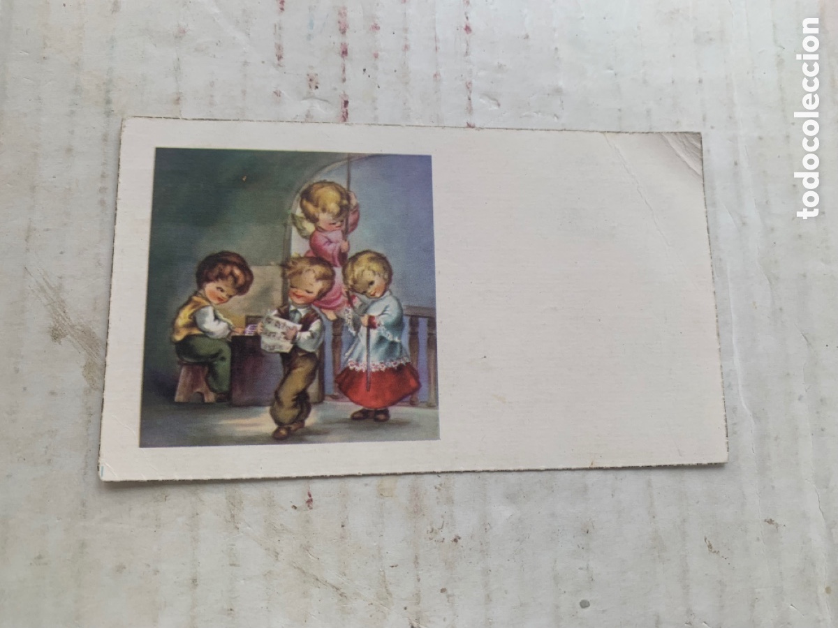 Postales: Postal Navidad. Usada 1958. 11x7 cm - Foto 1