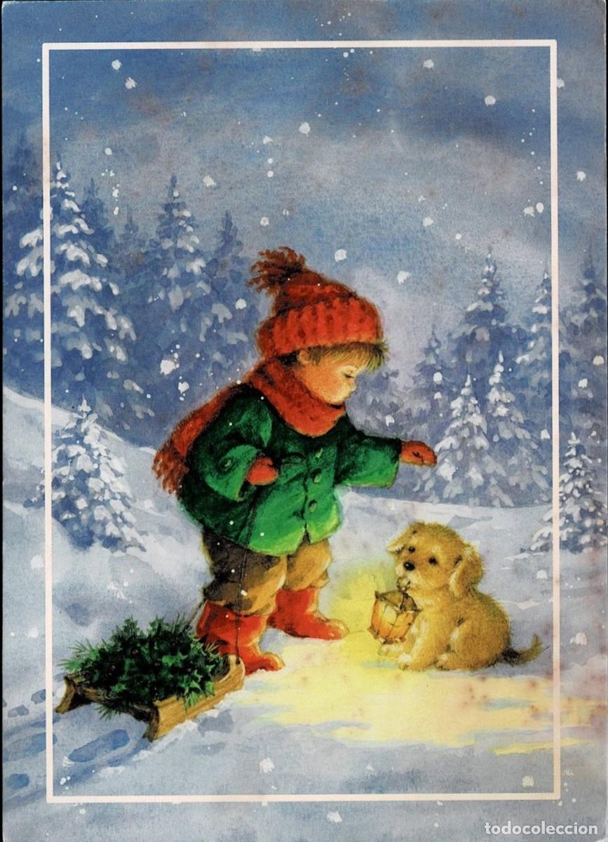 Postcards: 6007P -HAZEL LINCOLN- EDI. PAPER MAGIC GROUP CHRISTMAS N&ordm; 15- DIPTICA 16,5X12 CM