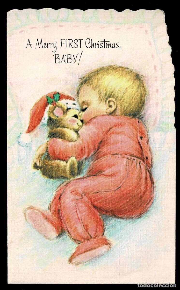 Postcards: 6015P - SU PRIMER NAVIDAD- EDICIONES RUST CARFT 15XK303.9 N&ordm; 6C- DIPTICA 17X10,5 CM