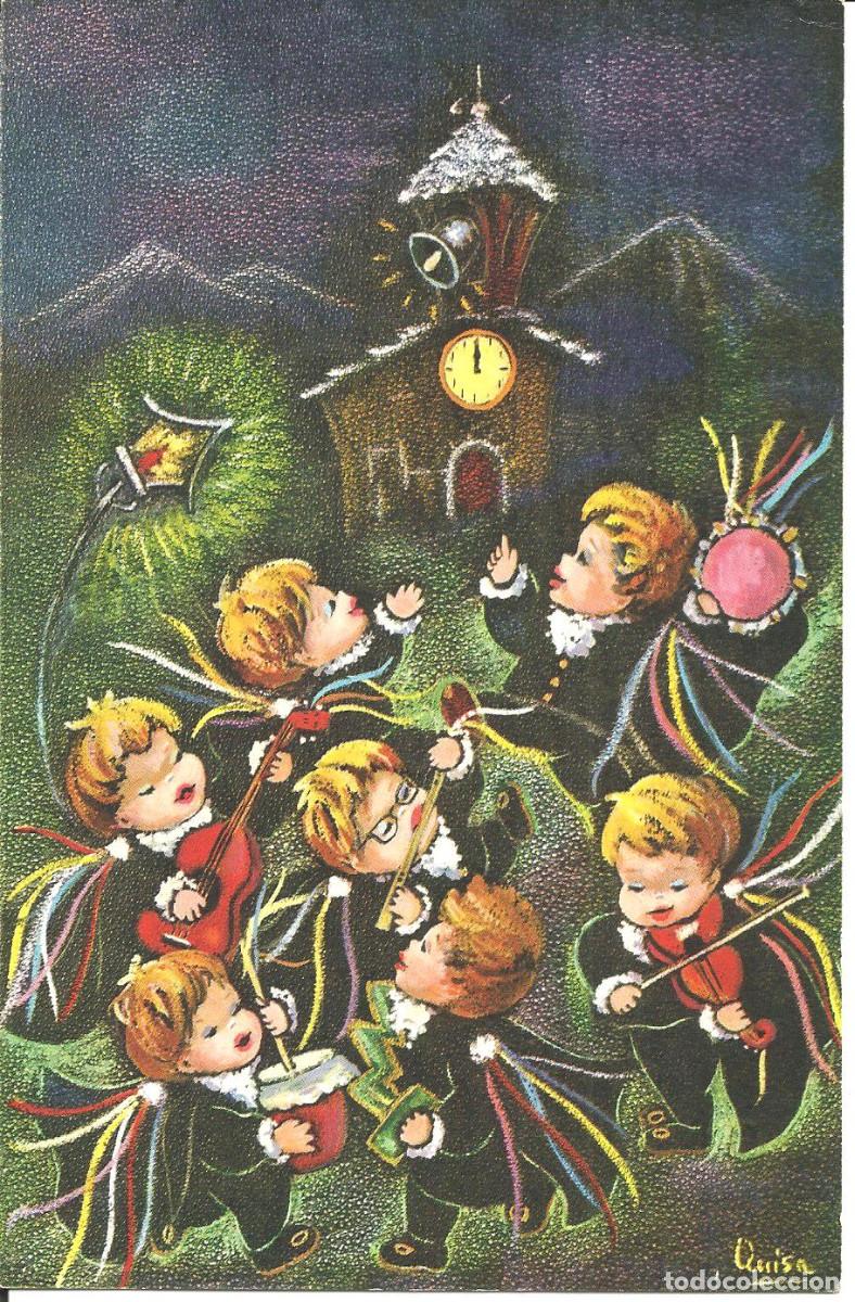 Postais: FELICITACION NAVIDAD *QUISA* - TUNA DE NI&Ntilde;OS EN NOCHEBUENA - SUBI 10452/3 - DIPTICA, 17,5X11,5 CM