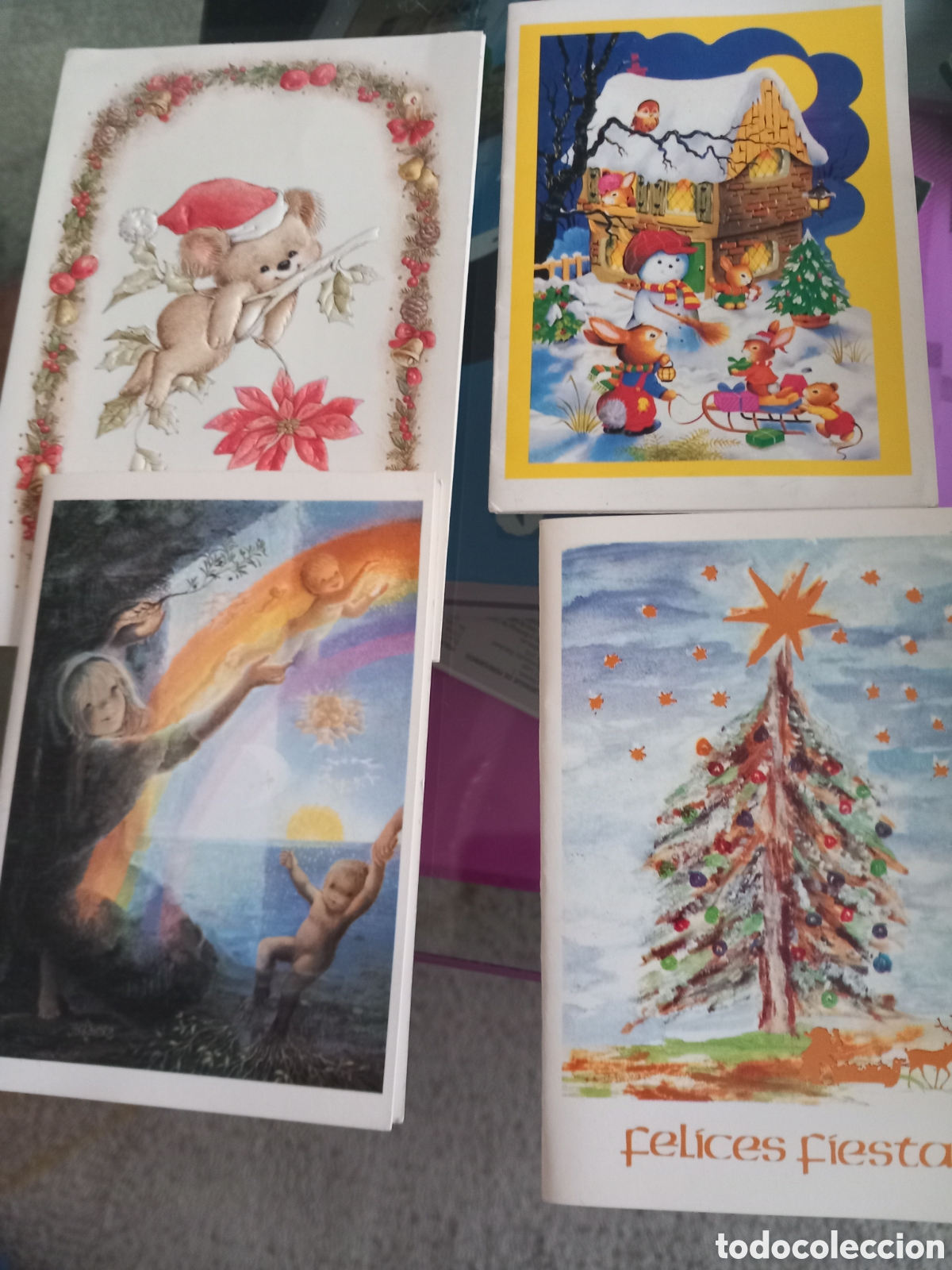 Postales: lote tarjetas navide&ntilde;as - Foto 1