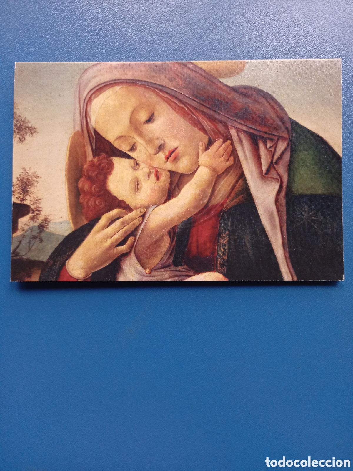 Postales: POSTAL UNICEF NAVIDAD D&Iacute;PTICA - SANDRO BOTTICELLI - Foto 1