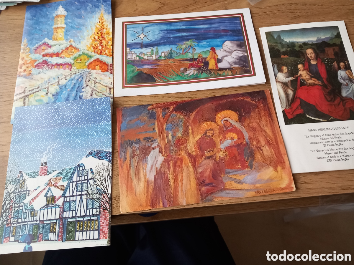 Postales: Lote postales navide&ntilde;as - Foto 1