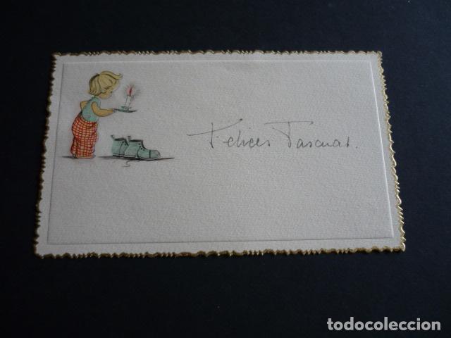 Postales: FELICITACION NAVIDAD SIN ILUSTRADOR 11,5 X 7 CMTS