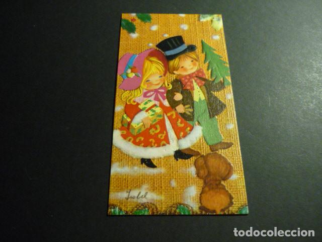 Cartes Postales: FELICITACION NAVIDAD ISABEL ILUSTRADORA 8,5 X 17 CMTS
