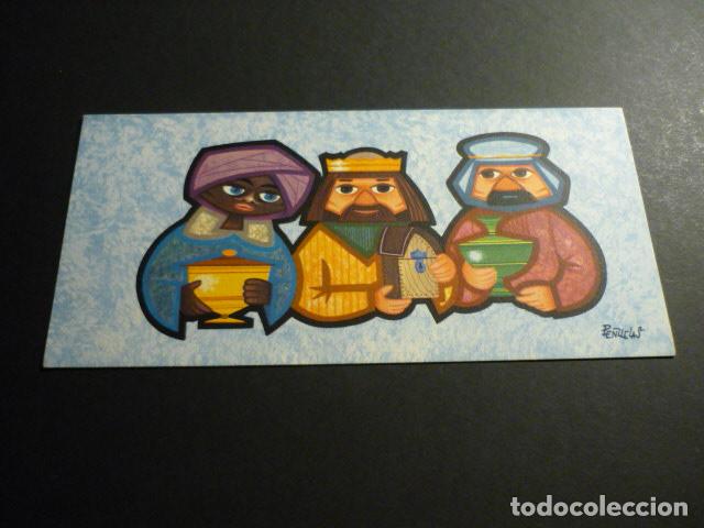 Postkarten: FELICITACION NAVIDAD PE&Ntilde;UELAS ILUSTRADOR 10 X 21 CMTS