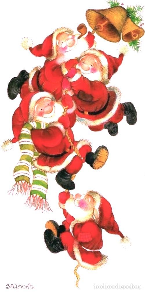 Postkarten: 6067P - SALMONS -DIVERTIDOS SANTAS EDIC. BUSQUETS 02.03.335.2 - DIPTICA 16,5X8,5 CM