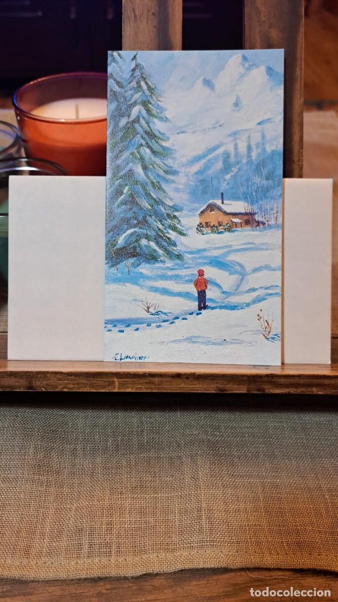 Cartes Postales: Felicitaci&oacute;n Postal Navidad con Sobre A&Ntilde;OS 80 Nueva