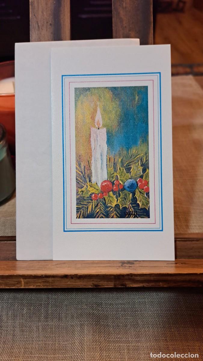 Cartes Postales: Felicitaci&oacute;n Postal Navidad con Sobre A&Ntilde;OS 80 Nueva