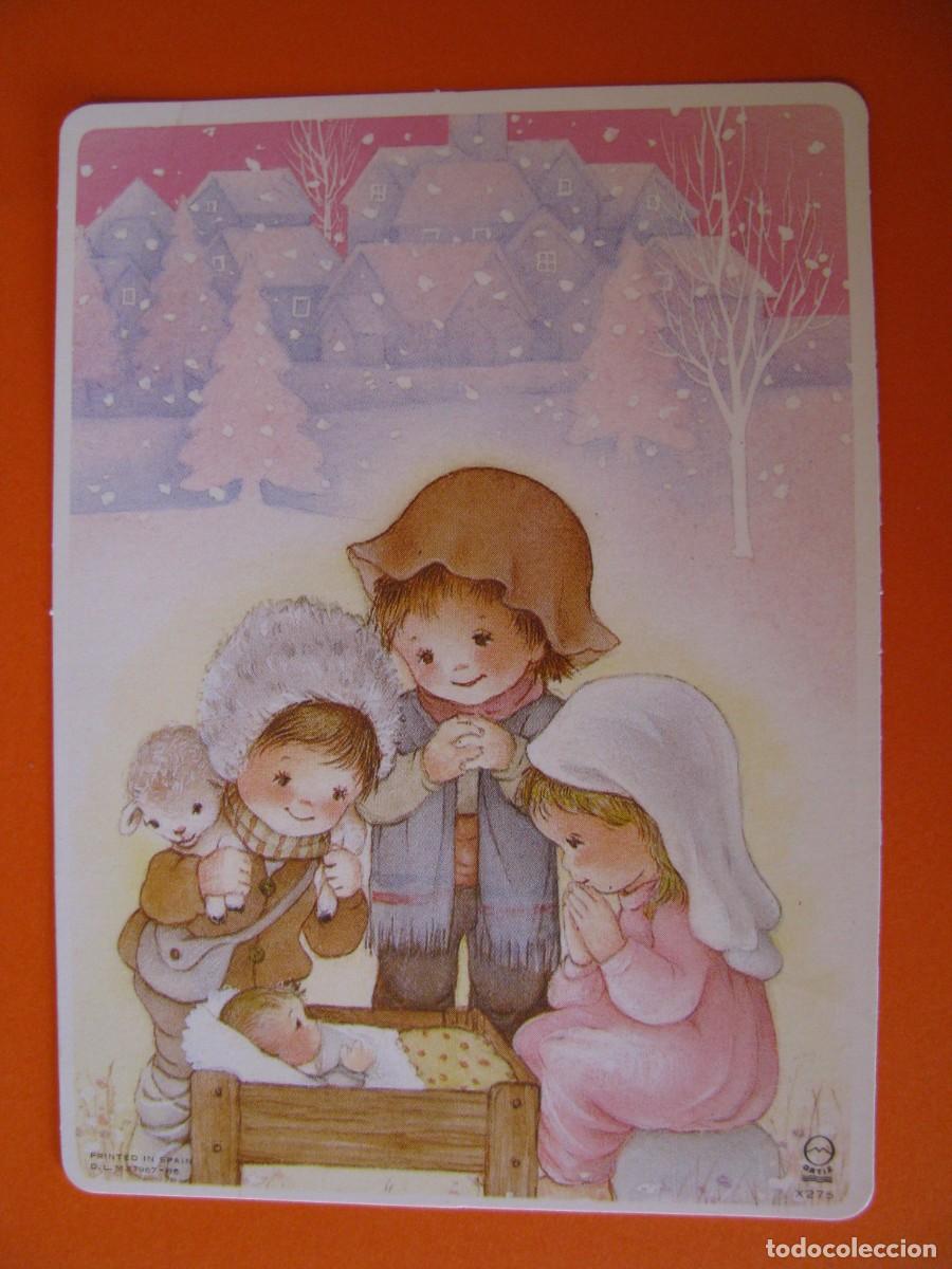 Postais: TARJETA POSTAL DE NAVIDAD. ED. ORTIZ X275. ESCRITA 1989. 11X8 CM.