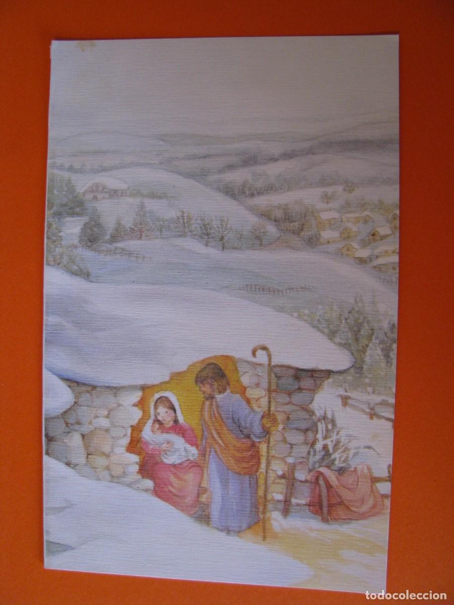 Postais: POSTAL DIPTICA DE NAVIDAD. ED. EDICROMO SERIE 6454/2. ESCRITA 1989. 13,5X8,5 CM.