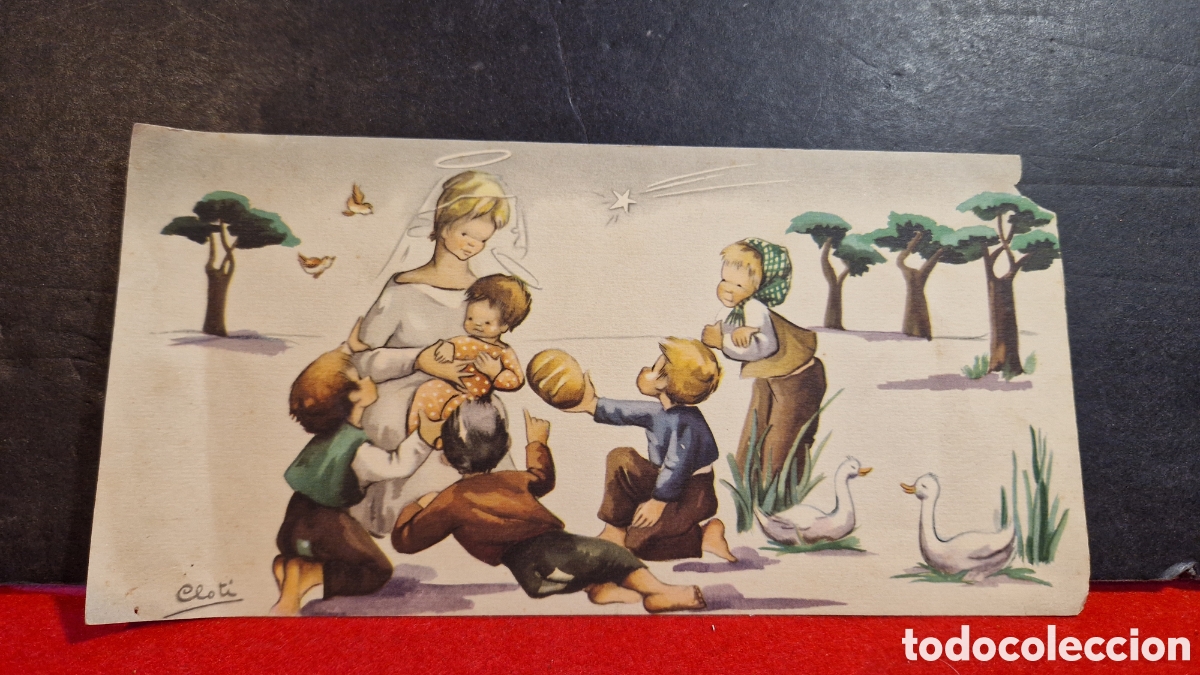 Postales: Preciosa postal de Navidad. Cloti - Foto 2