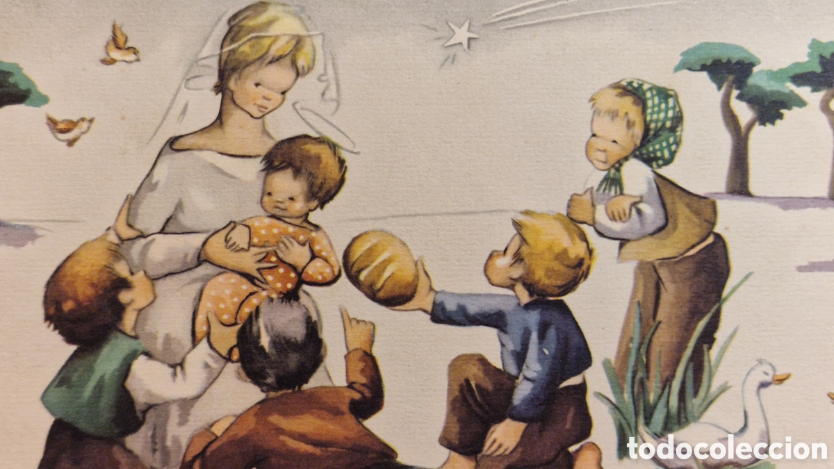 Postais: Preciosa postal de Navidad. Cloti