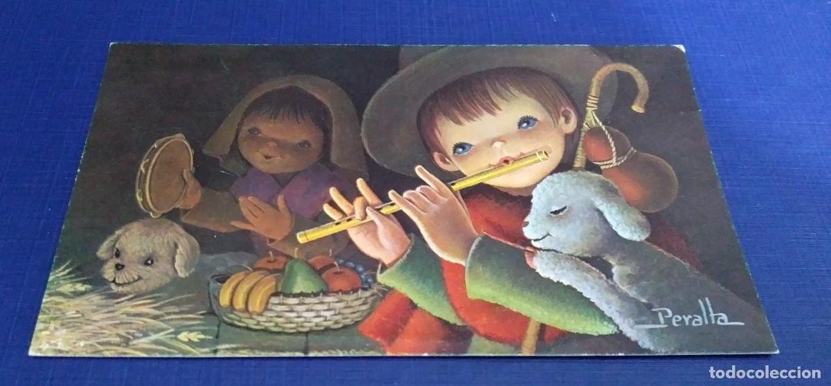 Postales: Postal de NAVIDAD de pastorcillos - PERALTA - Foto 1