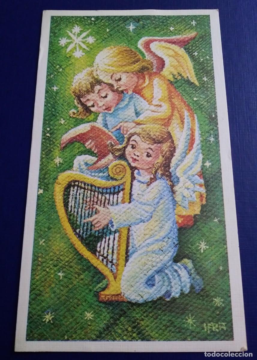 Postales: Postal de NAVIDAD de angelitos - FRA - Foto 1
