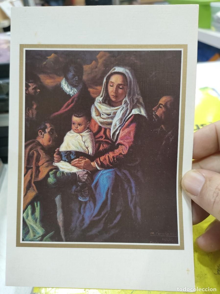 Cartes Postales: Felicitaci&oacute;n ADORACI&Oacute;N DE LOS PASTORES N E 710 Asociaci&oacute;n de Pintores con la Boca y el pie SC manc&oacute;x