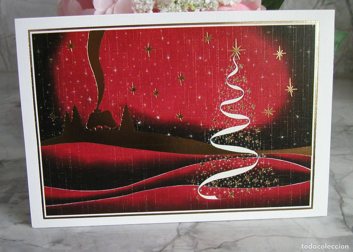 Postais: TARJETA POSTAL FELICITACI&Oacute;N DE NAVIDAD E 213 NOCHE ESTRELLADA SIN CIRCULAR ARTIS MUTI