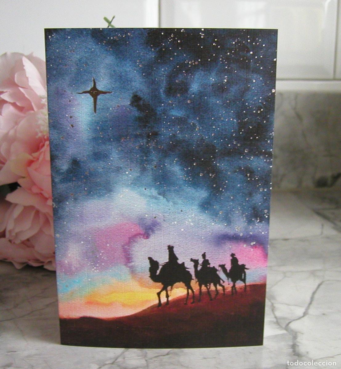 Postais: TARJETA POSTAL FELICITACI&Oacute;N DE NAVIDAD E 309 CAMINO DE BEL&Eacute;N SIN CIRCULAR ARTIS MUTI