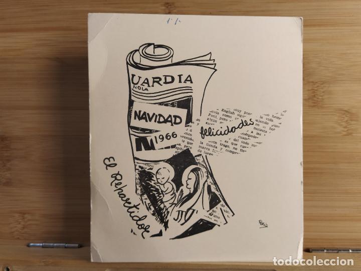 Postcards: LA VANGUARDIA - EL REPARTIDOR - A&Ntilde;O 1966 - FELICITACION ANTIGUA DE NAVIDAD -VER FOTOS-(K-11.979)
