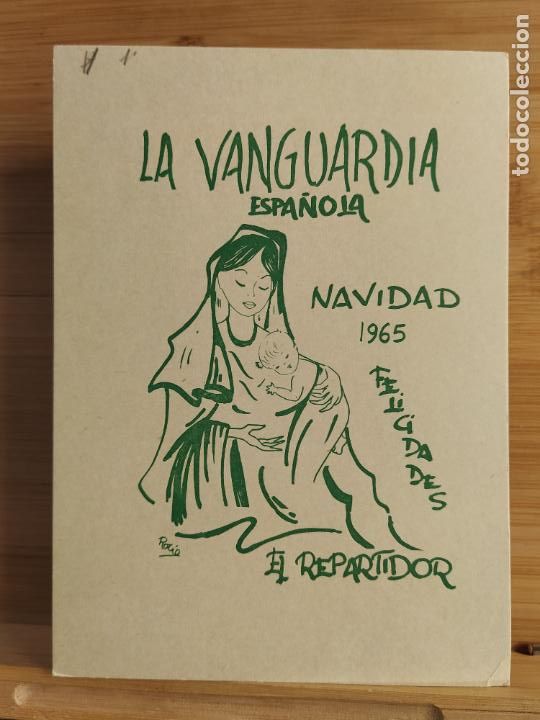 Postcards: LA VANGUARDIA - EL REPARTIDOR - A&Ntilde;O 1965 - FELICITACION ANTIGUA DE NAVIDAD -VER FOTOS-(K-11.981)