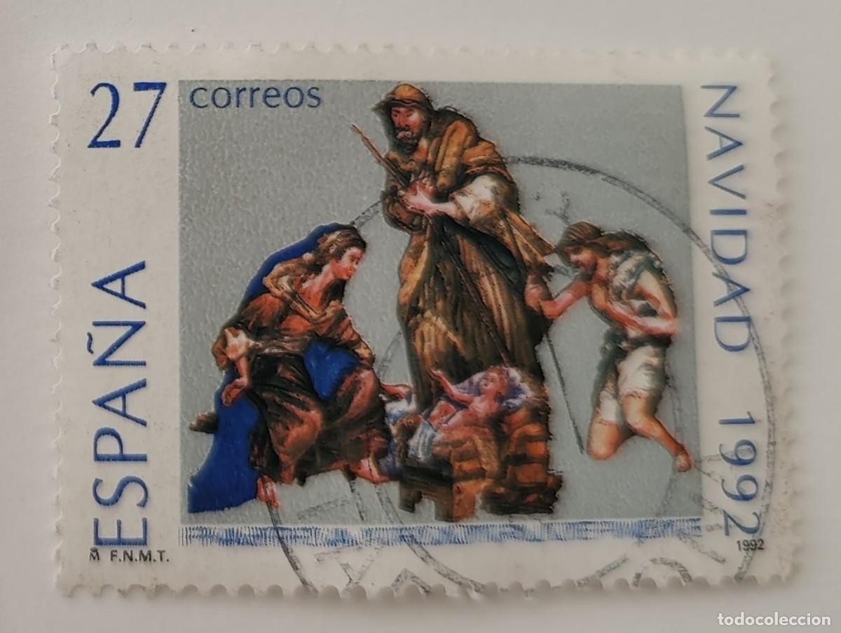 Postales: Sello Espa&ntilde;a Navidad - Foto 1