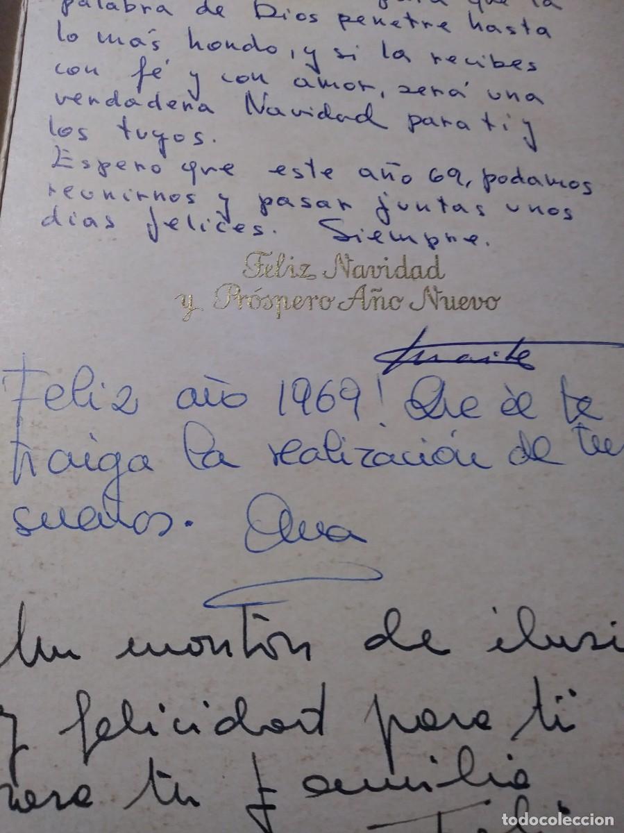 Postales: Postal de Navidad de angelitos con pajarito - Foto 3