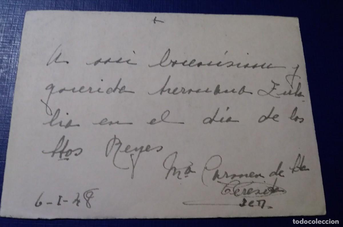 Postales: Postal de Navidad de la Virgen con el Ni&ntilde;o - Foto 2