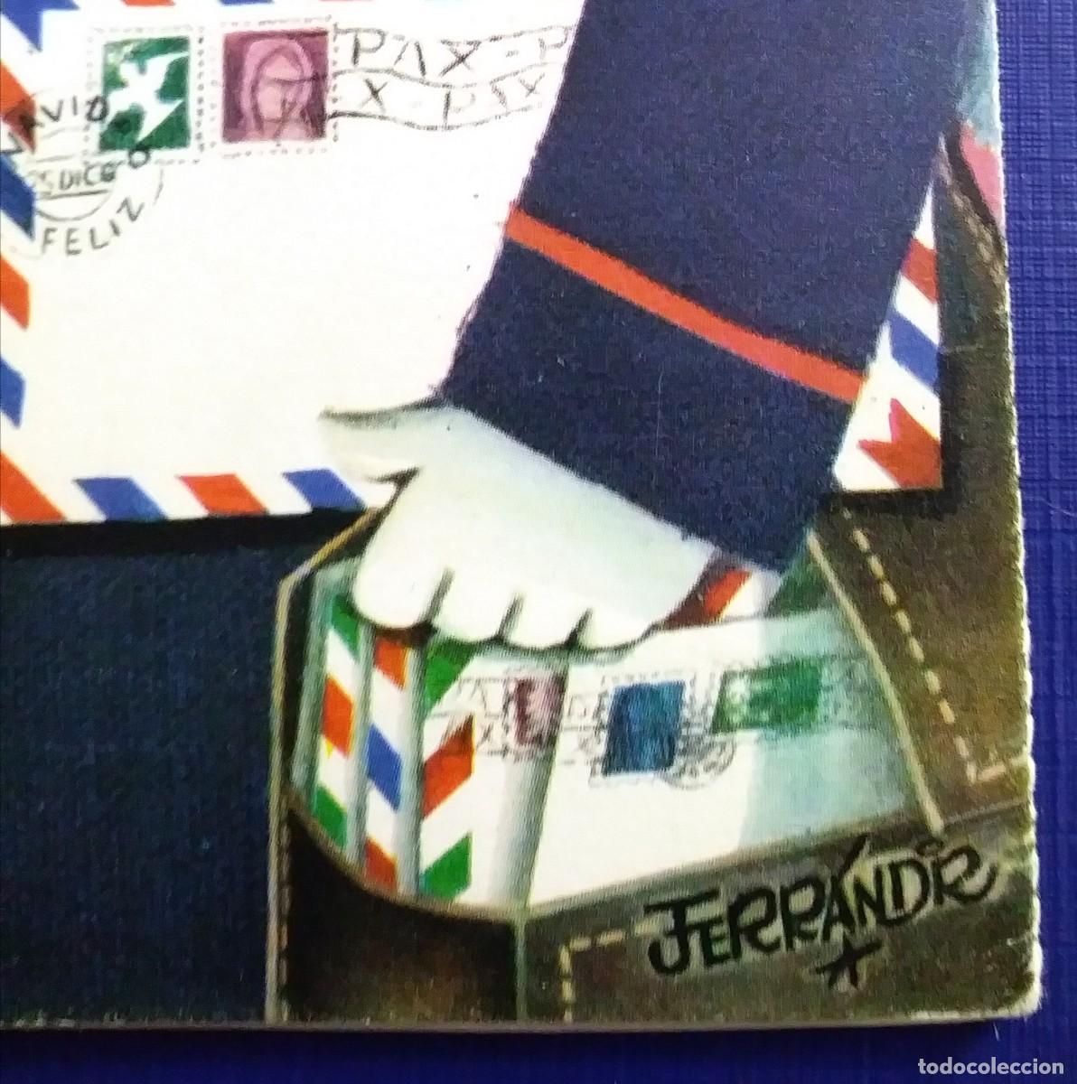 Postales: Postal de Navidad con efecto de movimiento de cartera - Ferr&aacute;ndiz - Foto 3