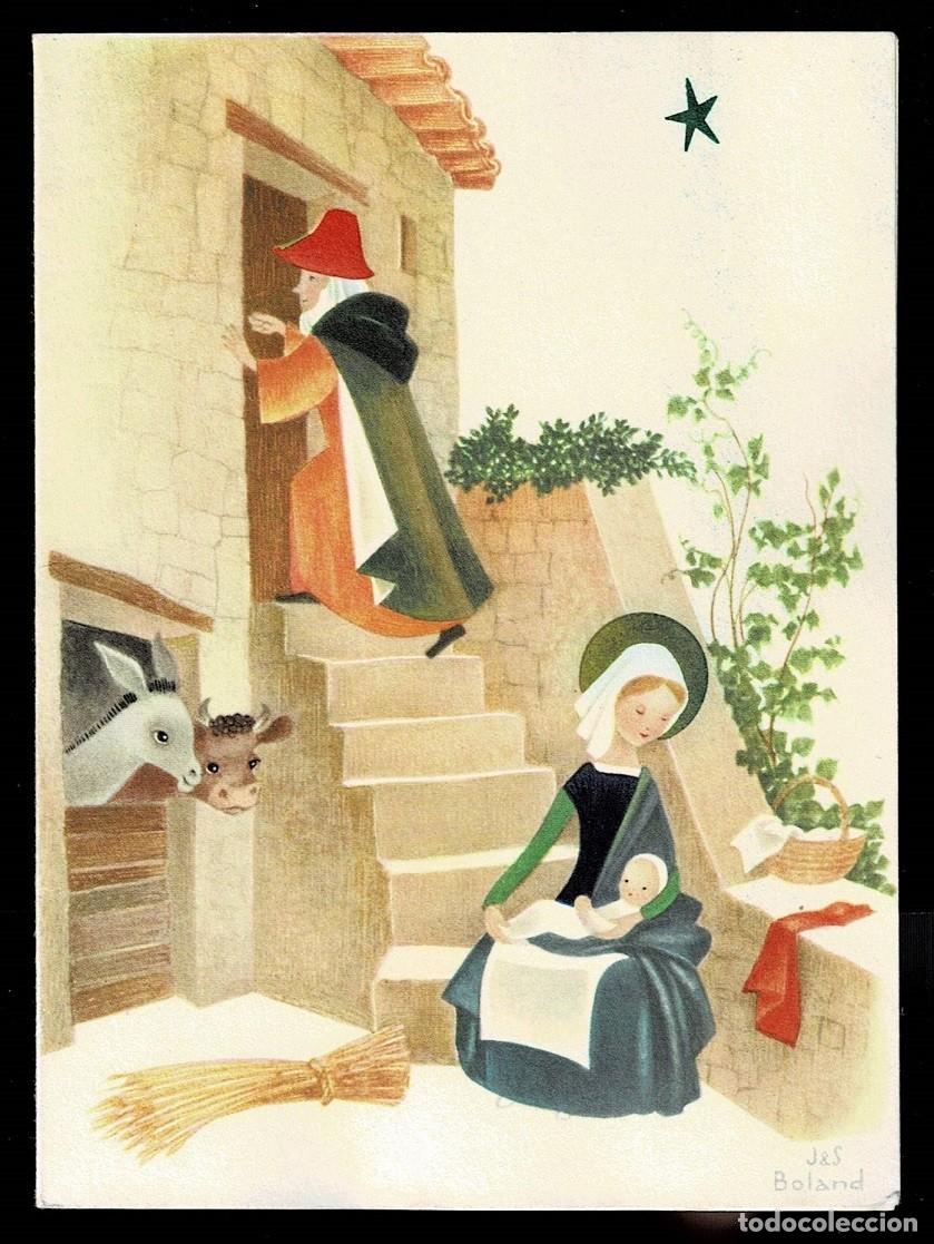 Postais: 6009Q -J&S BOLAND - EDIC. DESCL&Eacute;E DE BROUWER SERIE FRENCH CHRISTMAS N&ordm; 706- DIPTICA 15X11