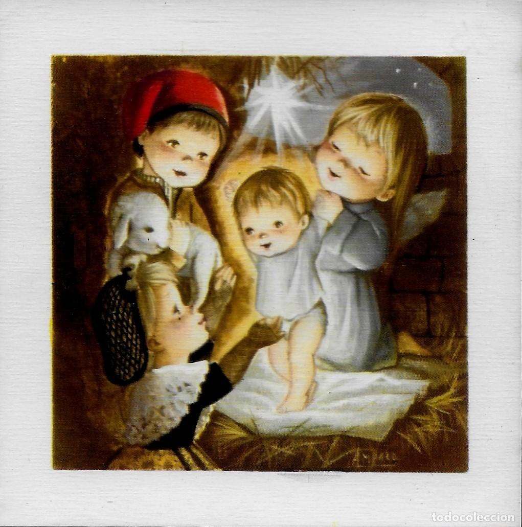 Postais: 6021Q - AMPARO -EDICIONES SUBI 10695.5 - DIPTICA 8,7X8,7 CM