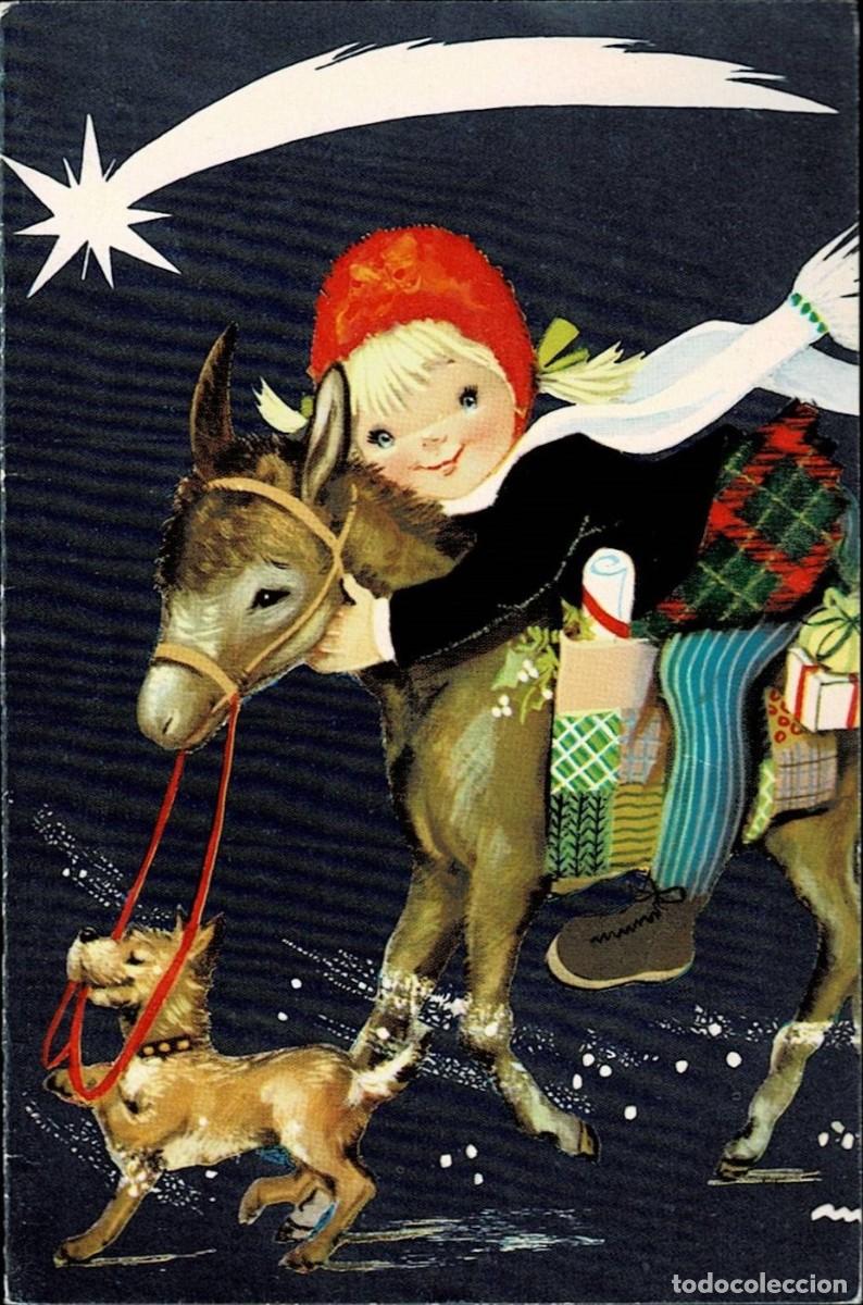 Postais: 6023Q - M.R.G-&rdquo;Arre borriquito Arre burro,arre- EDIC. CyZ 3666.148-D- DIPTICA 11,8X7,8 CM- DATA 1969