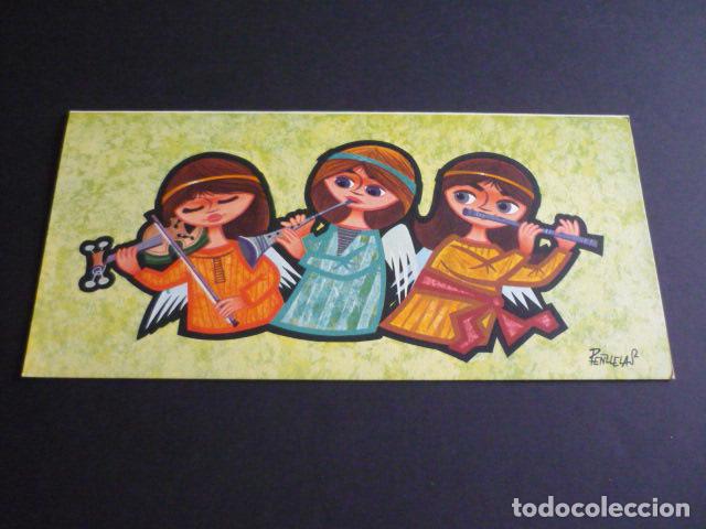 Cartes Postales: FELICITACION NAVIDAD PE&Ntilde;UELAS ILUSTRADOR 10 X 21 CMTS