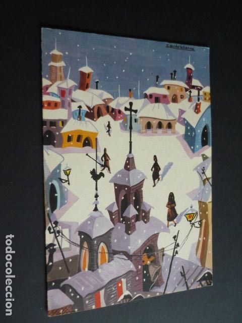 Postkarten: FELICITACION NAVIDAD C. GIL DE LA SERNA ILUSTRADOR 12 X 17 CMTS