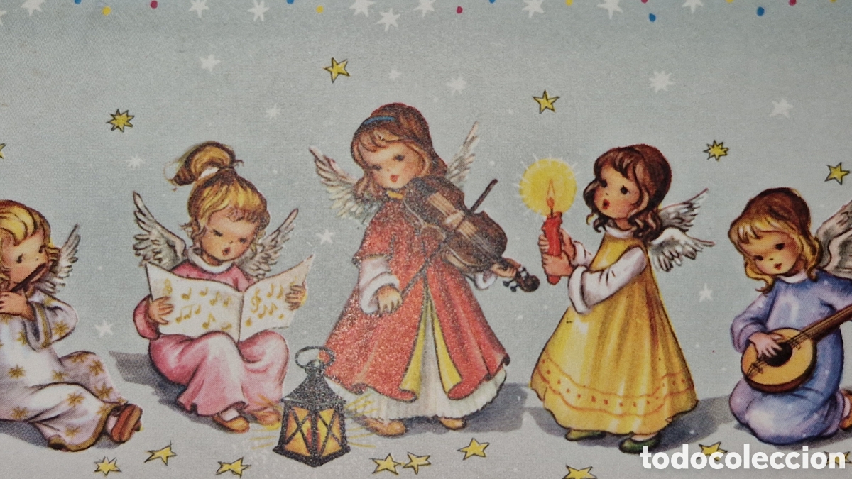 Postkarten: Preciosa postal de Navidad. Diptico. Escrita