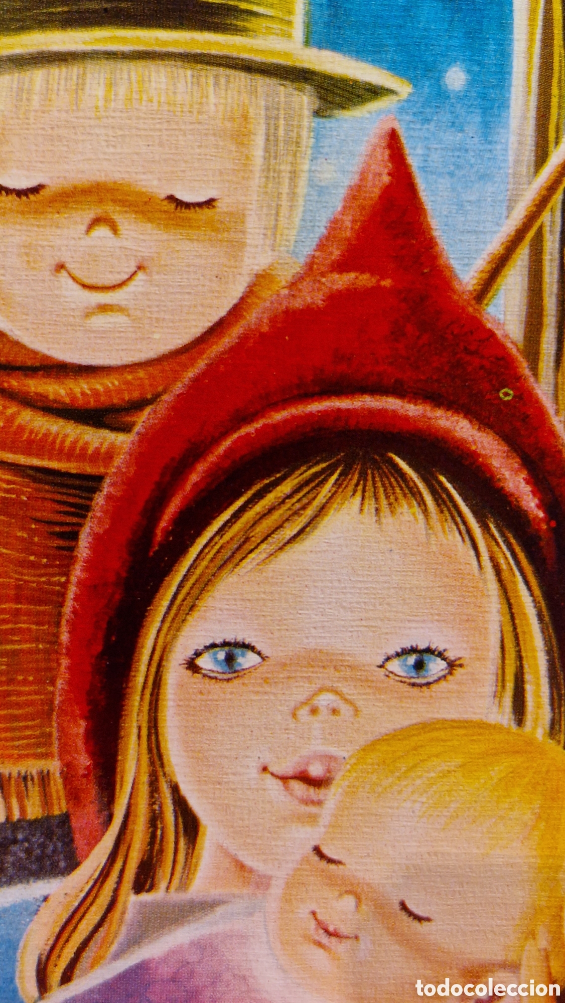 Postais: Preciosa postal de Navidad. Diptico. Escrita