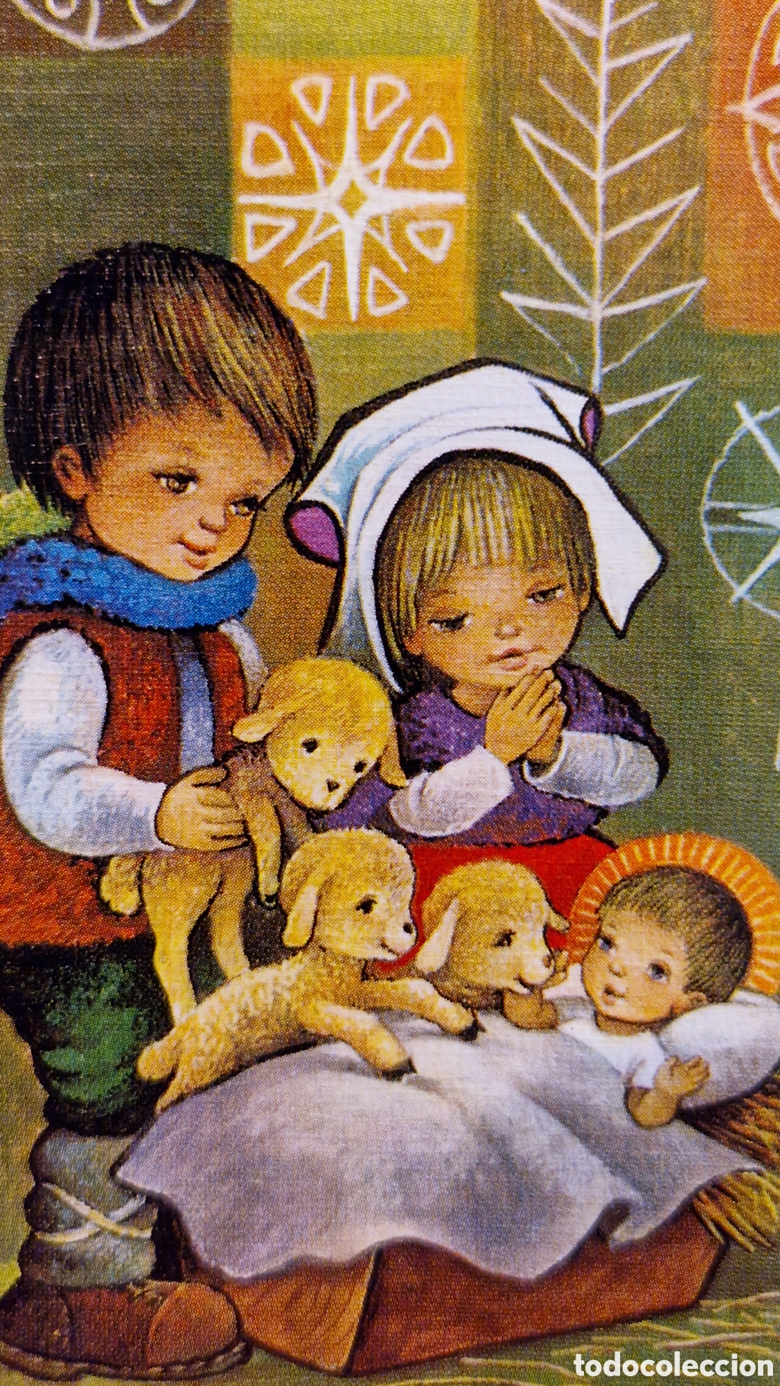Postais: Preciosa postal de Navidad. Diptico. Escrita
