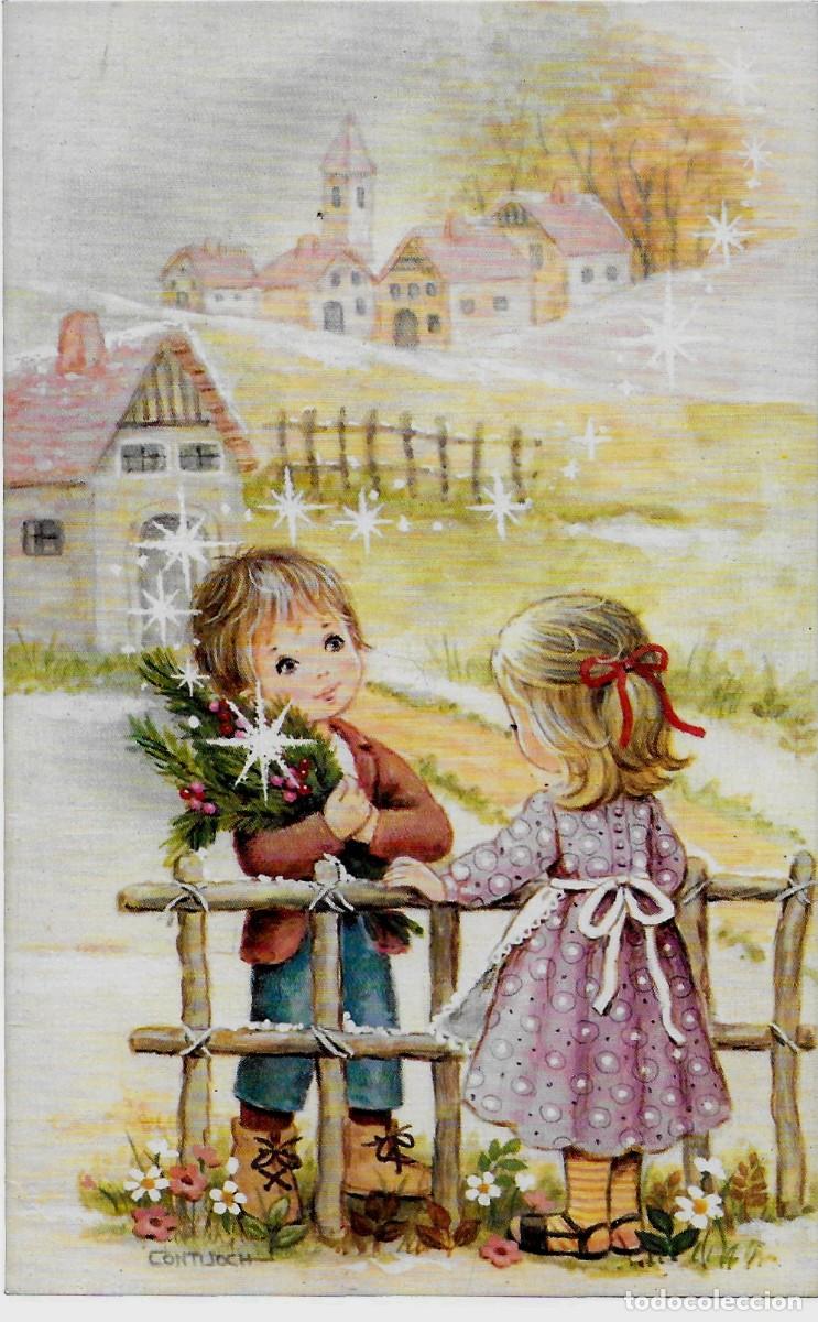 Postkarten: 6096Q -CONTIJOCH-UN RAMO NAVIDE&Ntilde;O PARA TI- EDICIONES SUBI 14242.3 - DIPTICA 13,5X8,5 CM