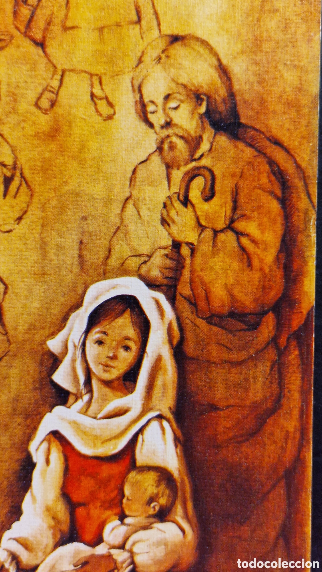 Postais: Preciosa postal de Navidad. Diptico. Escrita. Vicente Roso? Iberom&eacute;trica