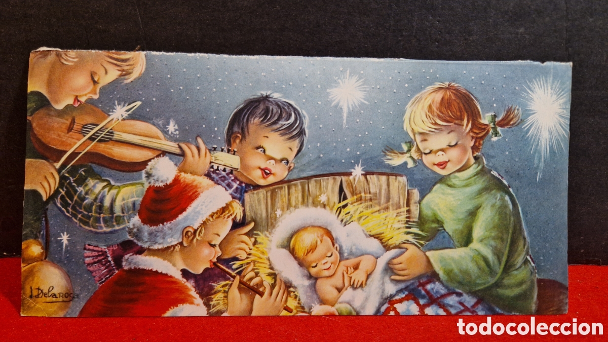 Postales: Preciosa postal de Navidad. De la Rosa - Foto 2