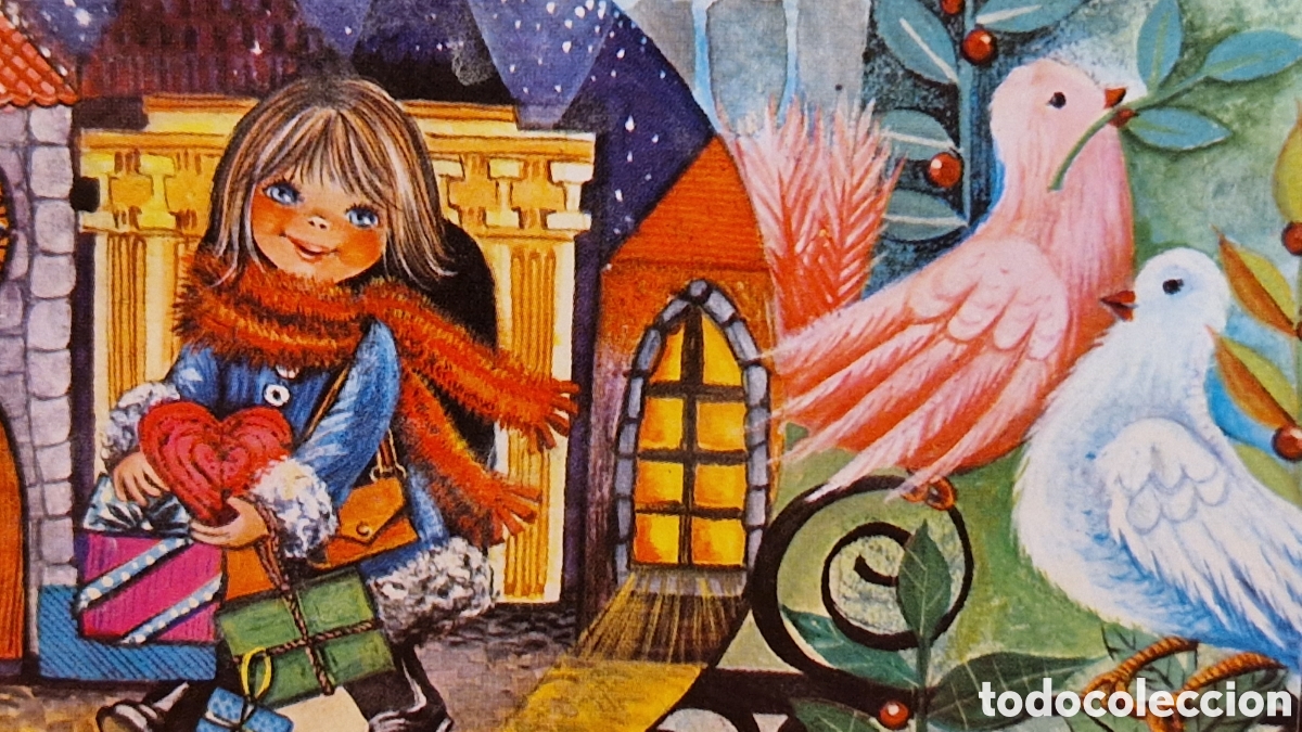 Postales: Preciosa postal de Navidad. Diptico. Sin escribir