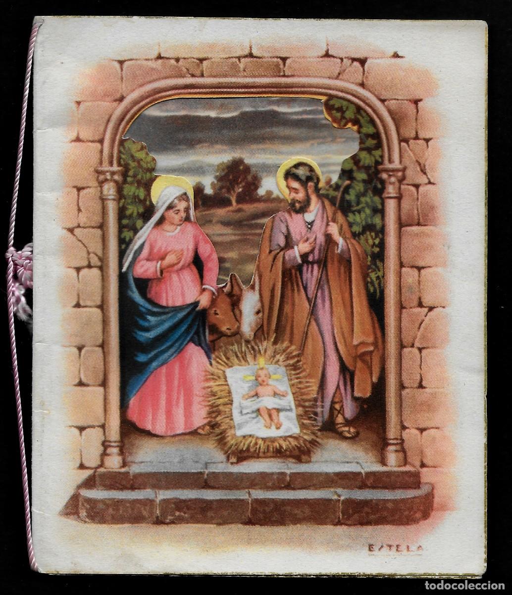 Postales: 6058R- EDICIONES MG N&ordm; 5058 -TRIPTICA, CON VENTANA-TROQUELADA -DIBUJO INTERIOR - ILUSTRA ESTELA
