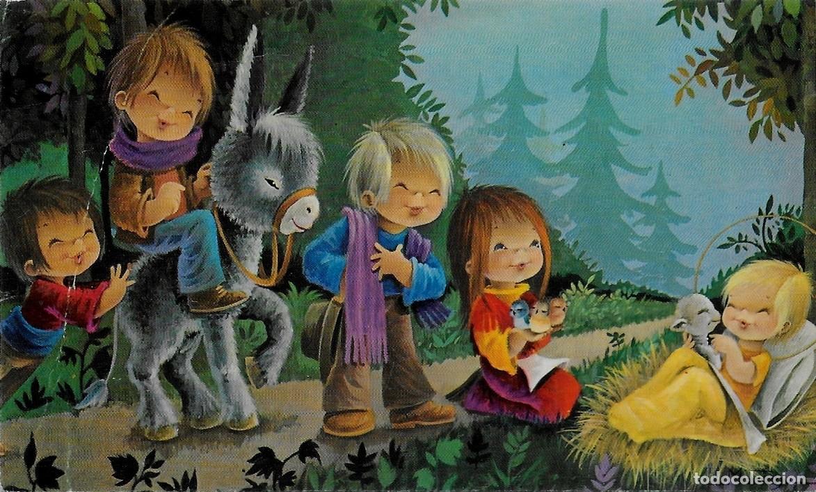 Postais: 0786Y -MARUCHI- TODOS JUNTO AL NI&Ntilde;O -EDICIONES CyZ 281.26.A - SENCILLA 12,5X7,5 CM